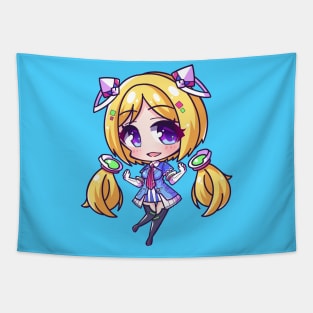 Aki Rosenthal Chibi Tapestry