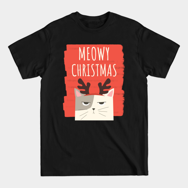 Disover Christmas Cat Merry Christmas Holiday - Christmas Cat - T-Shirt