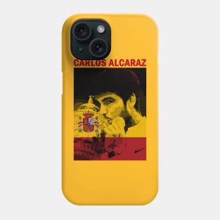 Alcaraz Engraved Spain Flag Phone Case