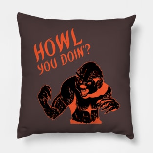 Howl you doin'? Pillow