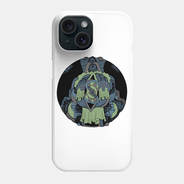 Mellow Cool Circle of Ornament Phone Case by kenallouis