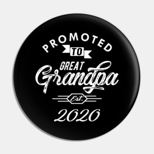 Promoted to great grandpa est. 2020 Pin