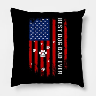 USA American Flag Fathers Day 4th of July Baldy Pillow