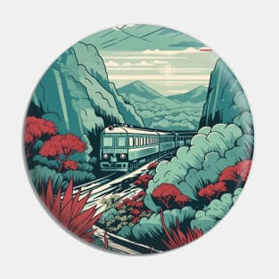 Japan Village Railway Pin