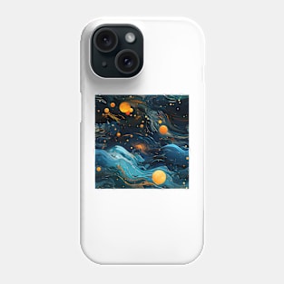 Van Gogh Starry Night Outer Space Pattern 11 Phone Case