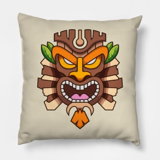 Polynesian Tiki - Part. II Pillow