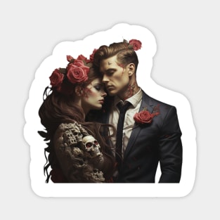 Undead Couple Magnet