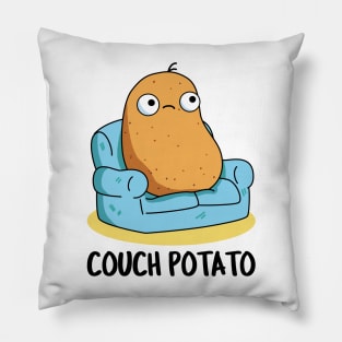 Couch Potato Cute Potato Pun Pillow