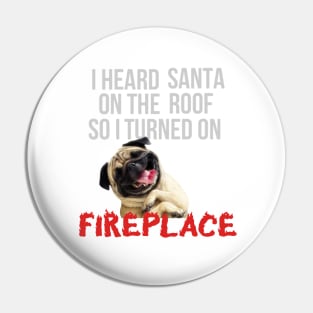 Funny Christmas Dog Saying Pin