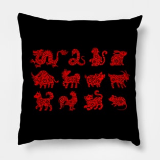 Chinese horoscope animals Pillow