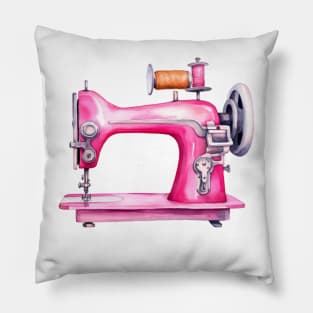 Pink Sewing Machine Pillow