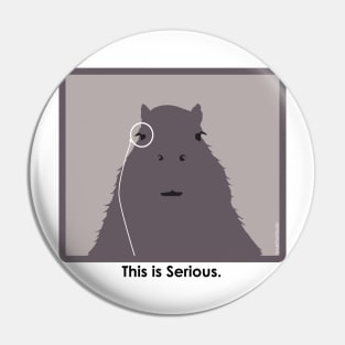 Professor Capybara Pin