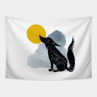 Support Ukraine Wolf Tapestry