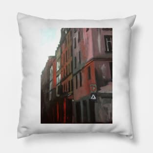 Paris Buildings at Dusk Pillow