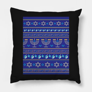 Ugly Hanukkah Sweater Pillow