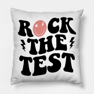 Rock The Test Shirt, Teacher Shirt, Teacher Testing, Teacher Tshirt, Teacher Shirts, Funny Teacher Shirt, Motivational Teacher Pillow