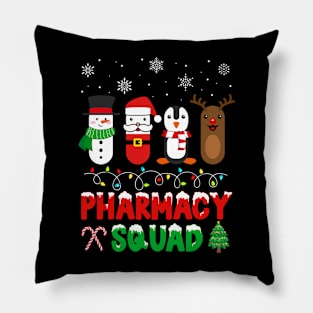 Christmas Pills Pharmacy Squad Pharmacist Tech Pillow