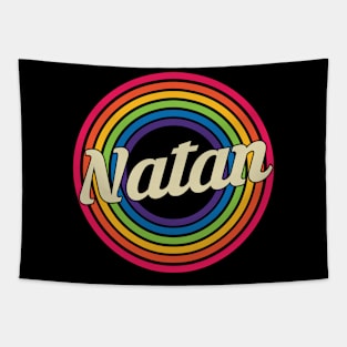 Natan - Retro Rainbow Style Tapestry