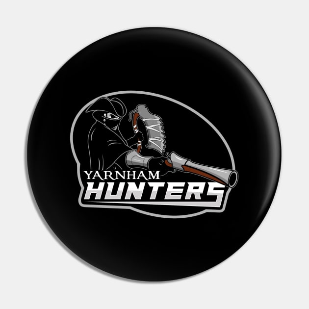 Yharnam Hunters (Black Print) Pin by Miskatonic Designs