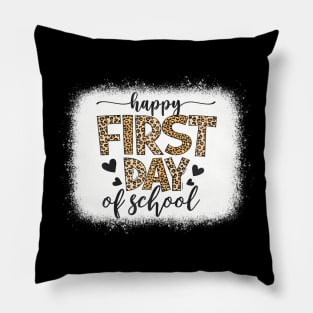 Retro  First Day of School Teacher Back to School Pillow