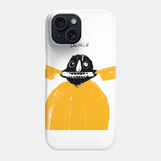 Smile Phone Case by Blank Kunst