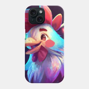 Cute Rooster Drawing Phone Case