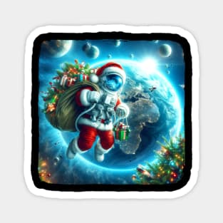 Santa Astronaut Magnet