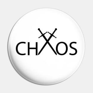 Chaos being chaotic typography design Pin