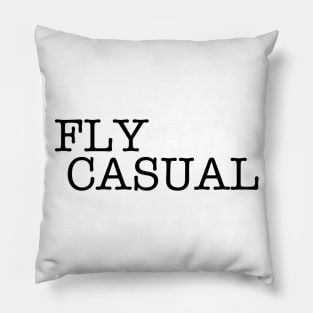 Fly Casual (Black) Pillow