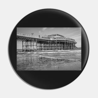 Side on view of the Victorian Cromer pier on the Norfolk coast Pin