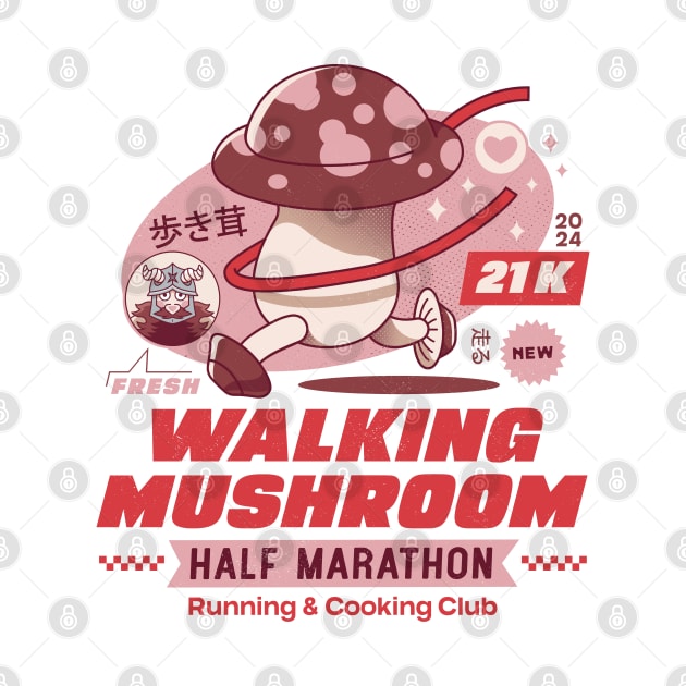 Walking Mushroom Marathon by Lagelantee