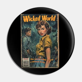 Wicked World, A vintage comics cover Pin