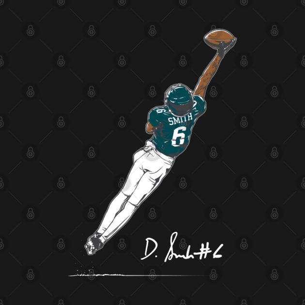 Devonta Smith One Hand by Chunta_Design