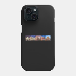 Russia top sightseeing collage Phone Case