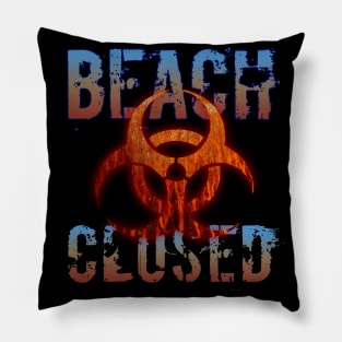 Covid 19 t-shirt design Pillow