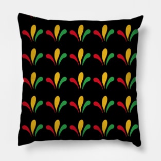 African Patterns with African Colors Pillow