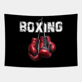 Funny Boxing T-Shirt - I Love Boxing Tapestry