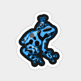 Blue Dart Frog Magnet