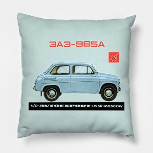 ZAZ 965 - Russian car ad Pillow