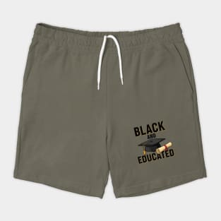 Black And Educated Shorts