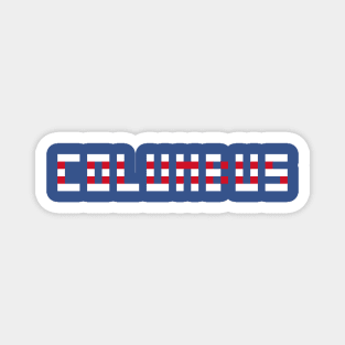 Pixel Hockey City Columbus 2017 Magnet