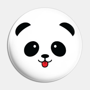 Cute Giant Panda Blep Mlem Meme Pin