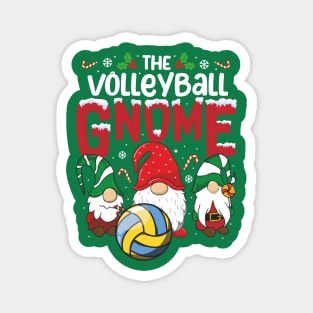 gnome pajamas volleyball Gnome Xmas cute Christmas gnome Magnet