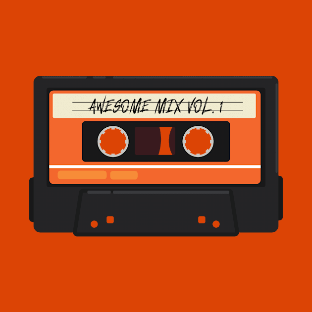 Cassette awesome mixtape by waltzart