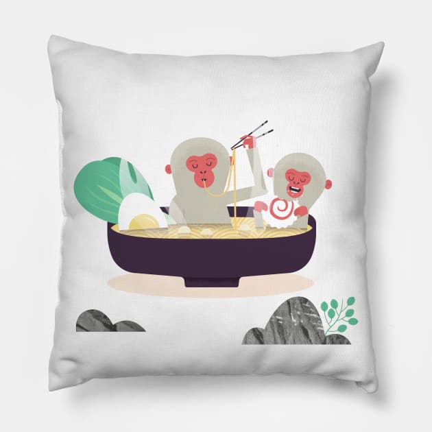 Ramen Spa Pillow by wharton