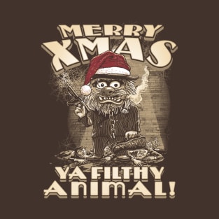 Merry Xmas Ya Filthy Animal T-Shirt