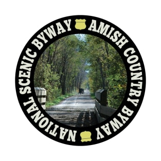 Amish Country Byway National Scenic Byway circle T-Shirt