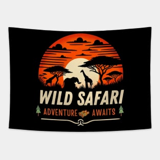 Safari Adventure Graphic Tapestry