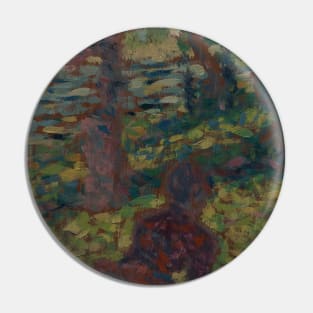 Woman in a Park by Georges-Pierre Seurat Pin