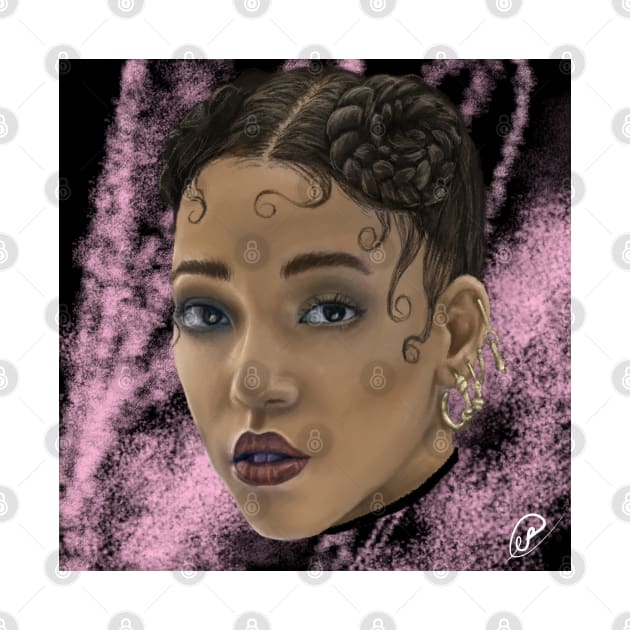 FKA Twigs portrait by dangerbeforeyou